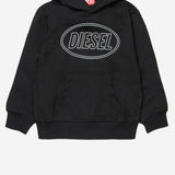 FELPA IN COTONE CON LOGO J02612 0GEADK900 DIESEL KIDS 