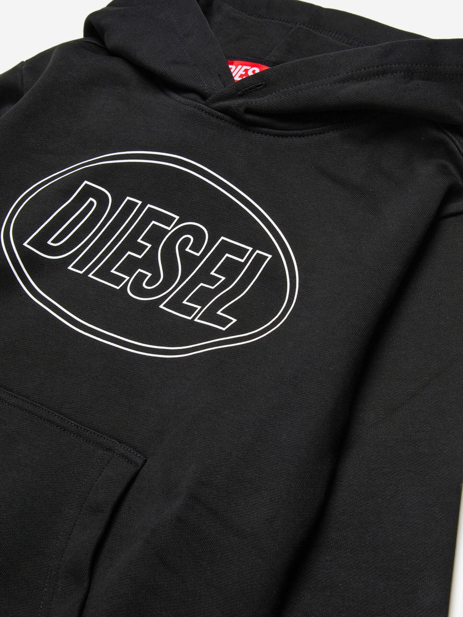 FELPA IN COTONE CON LOGO J02612 0GEADK900 DIESEL KIDS 