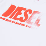 FELPA SLIDER IN COTONE CON LOGO J02619 0GEADK141 DIESEL KIDS 