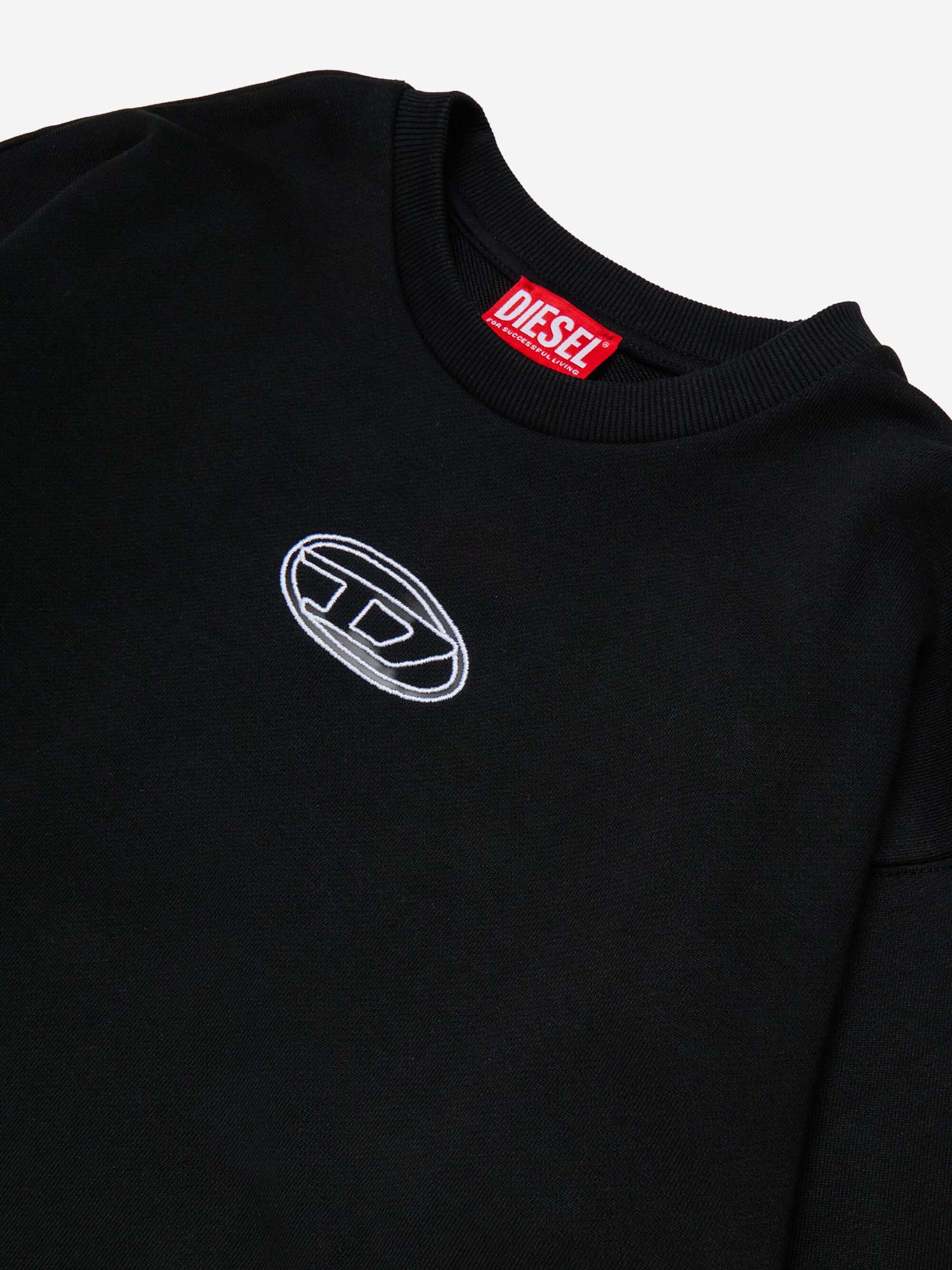 FELPA IN COTONE CON LOGO J02621 0GEADK900 DIESEL KIDS 