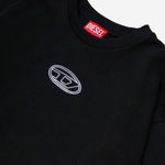 FELPA IN COTONE CON LOGO J02621 0GEADK900 DIESEL KIDS 