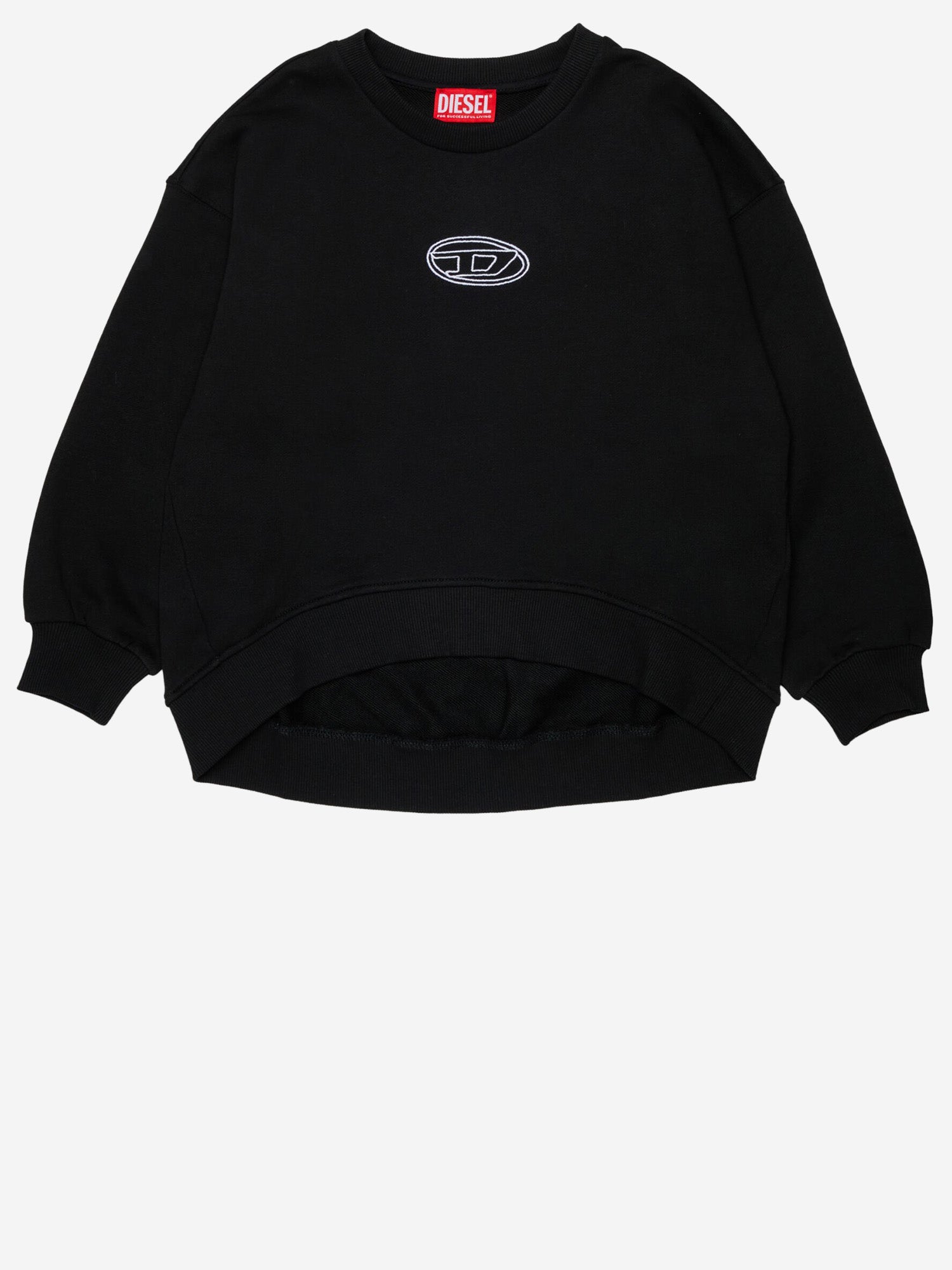 FELPA IN COTONE CON LOGO J02621 0GEADK900 DIESEL KIDS 