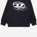 FELPA IN COTONE CON LOGO J02627 KYAZ3K900 DIESEL KIDS 