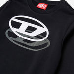 FELPA IN COTONE CON LOGO J02627 KYAZ3K900 DIESEL KIDS 