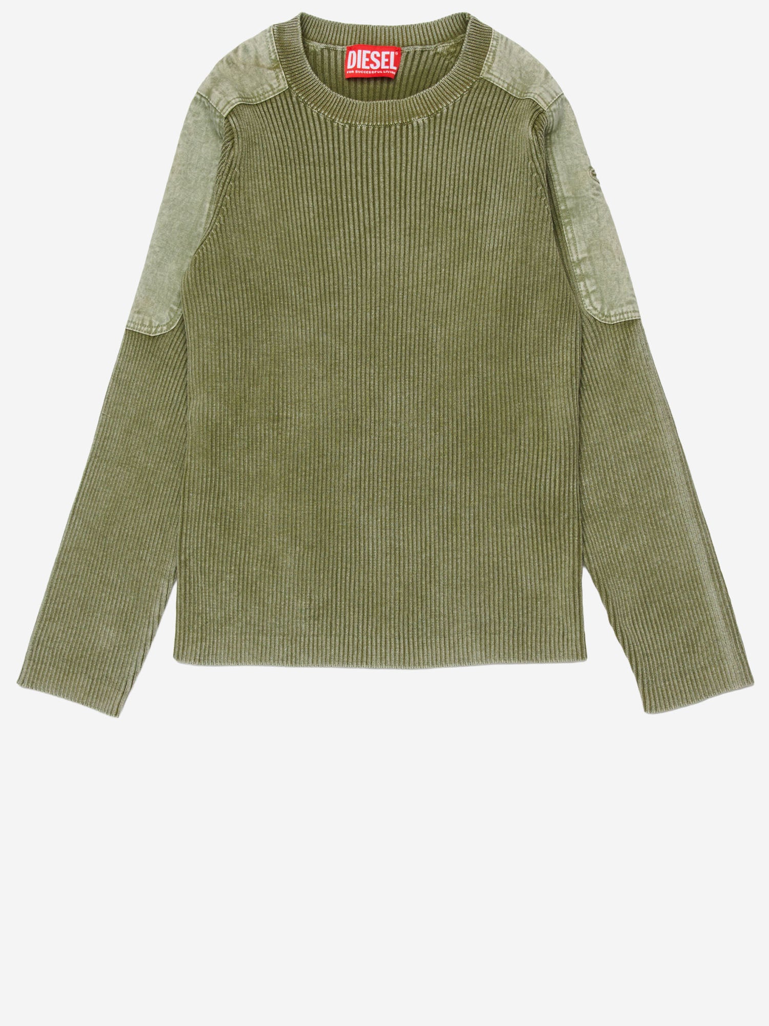 MAGLIA KAMERYN IN COTONE CON PATCH SPALLA J02651 KYA0DK511 DIESEL KIDS 