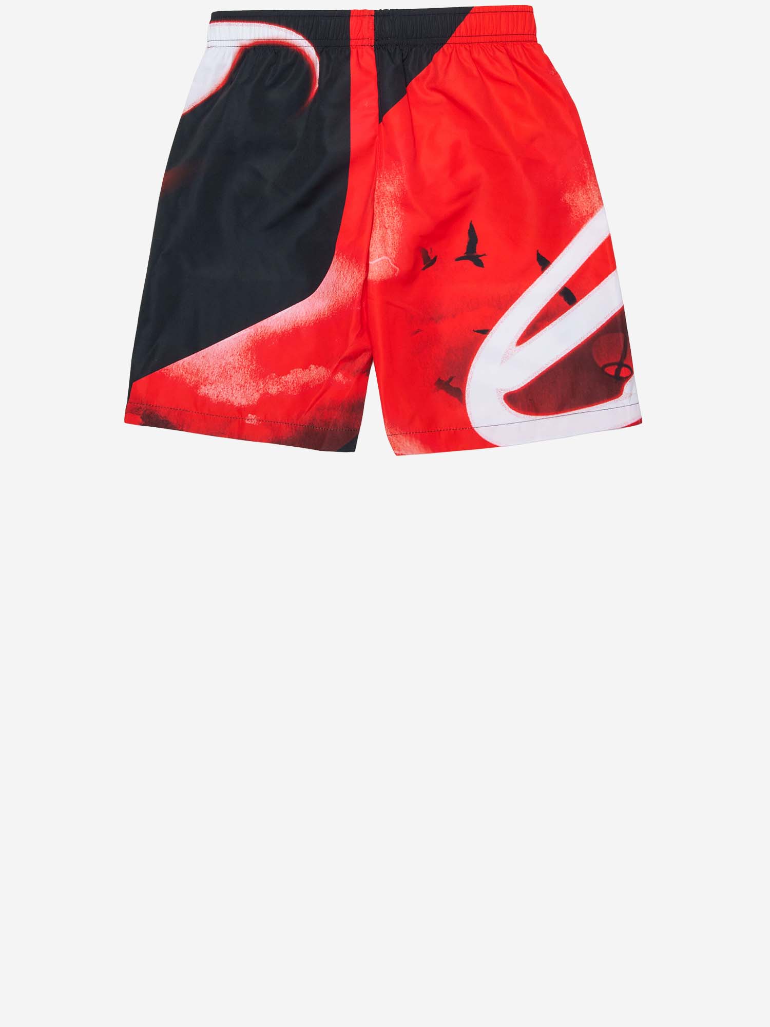 SHORTS DA BAGNO MIOND CON LOGO J02702 KXBTCK900 DIESEL KIDS 