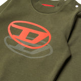 FELPA IN COTONE CON LOGO K00753 KYAVFK511 DIESEL KIDS 