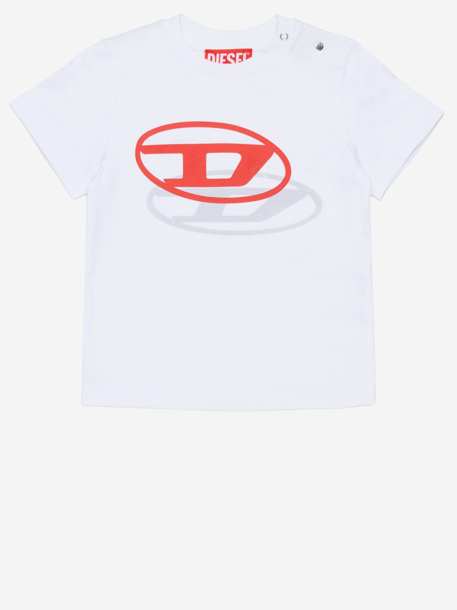 T-SHIRT TVALEB IN COTONE K00765 0GRAIK100 DIESEL KIDS 