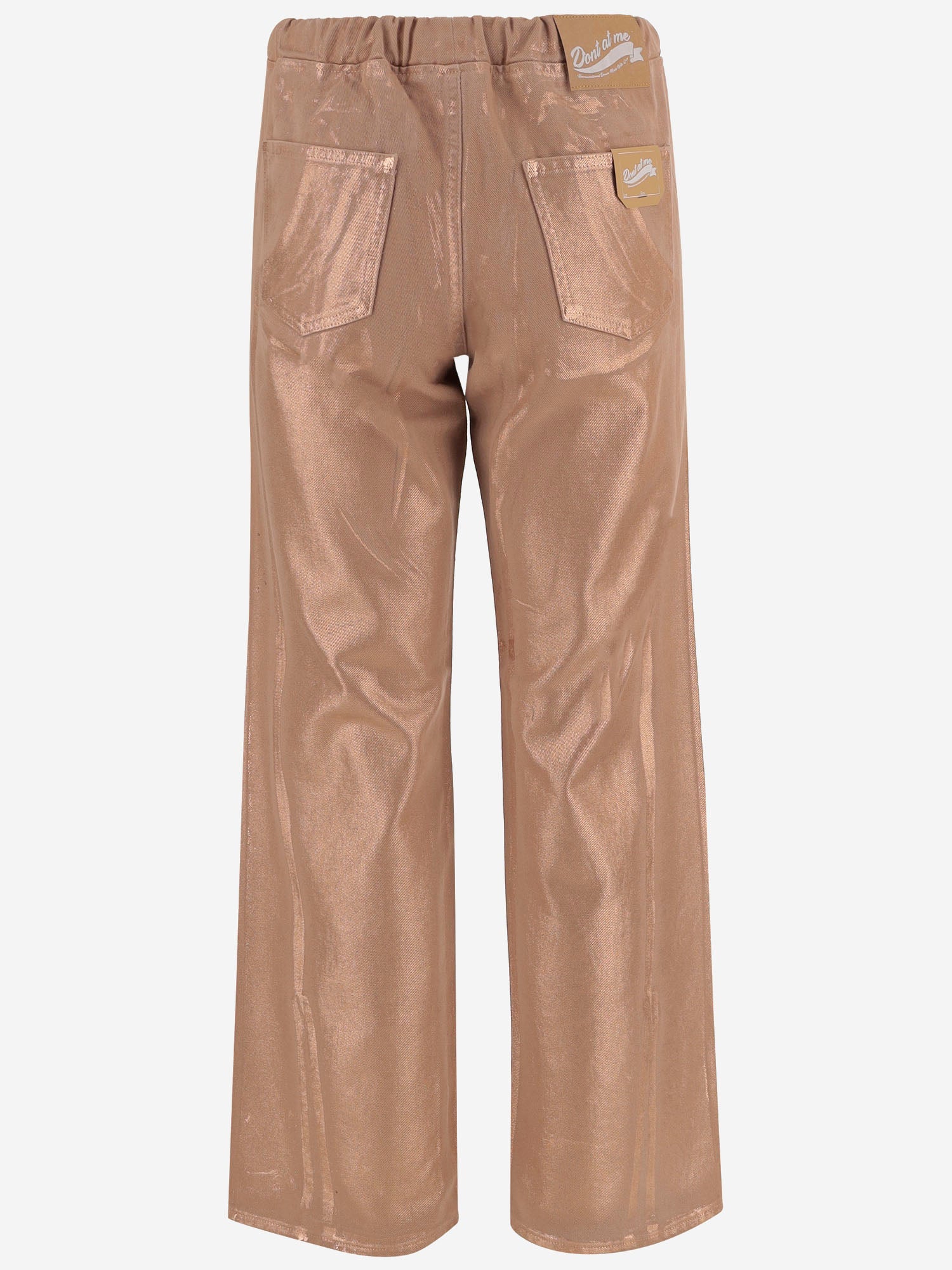 PANTALONI IN COTONE CON COULISSE DAM25.M02 BRONZE DONT @ ME 