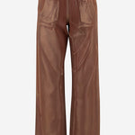 PANTALONI IN COTONE CON COULISSE DAM25.M02 BROWN DONT @ ME 