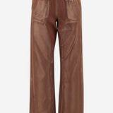 PANTALONI IN COTONE CON COULISSE DAM25.M02 BROWN DONT @ ME 