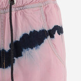 JEANS IN COTONE CON MOTIVO TIE-DYE DAM26TU2 PINK DONT @ ME 