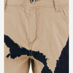 PANTALONI CORTI IN COTONE CON MOTIVO TIE-DYE DAM26TU4 BEIGE DONT @ ME 