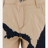 PANTALONI CORTI IN COTONE CON MOTIVO TIE-DYE DAM26TU4 BEIGE DONT @ ME 