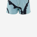 PANTALONI CORTI IN COTONE CON MOTIVO TIE-DYE DAM26TU4 BLUE DONT @ ME 