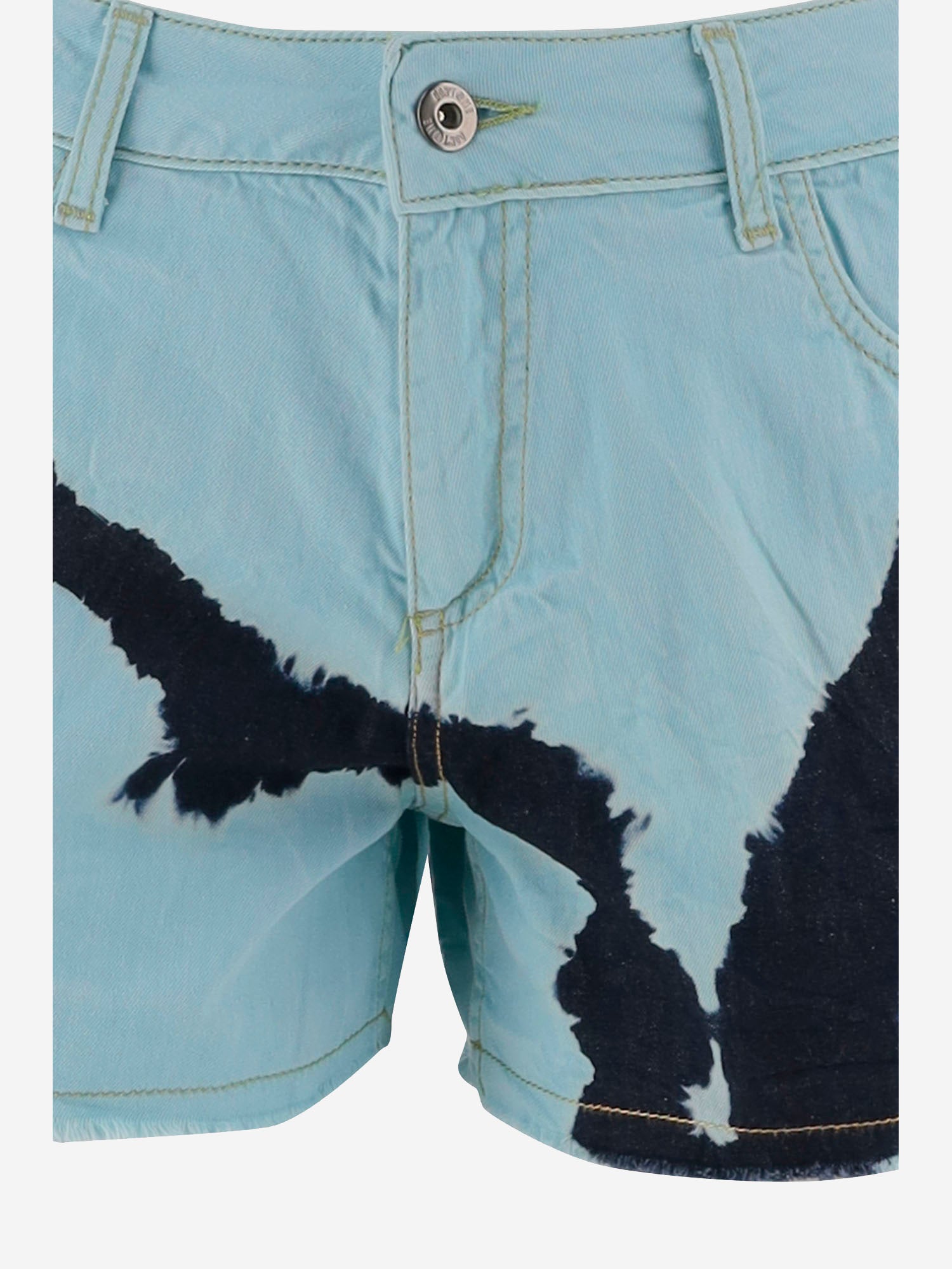 PANTALONI CORTI IN COTONE CON MOTIVO TIE-DYE DAM26TU4 BLUE DONT @ ME 