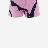 PANTALONI CORTI IN COTONE CON MOTIVO TIE-DYE DAM26TU4 PINK DONT @ ME 