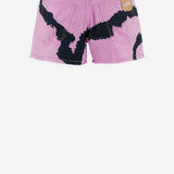 PANTALONI CORTI IN COTONE CON MOTIVO TIE-DYE DAM26TU4 PINK DONT @ ME 