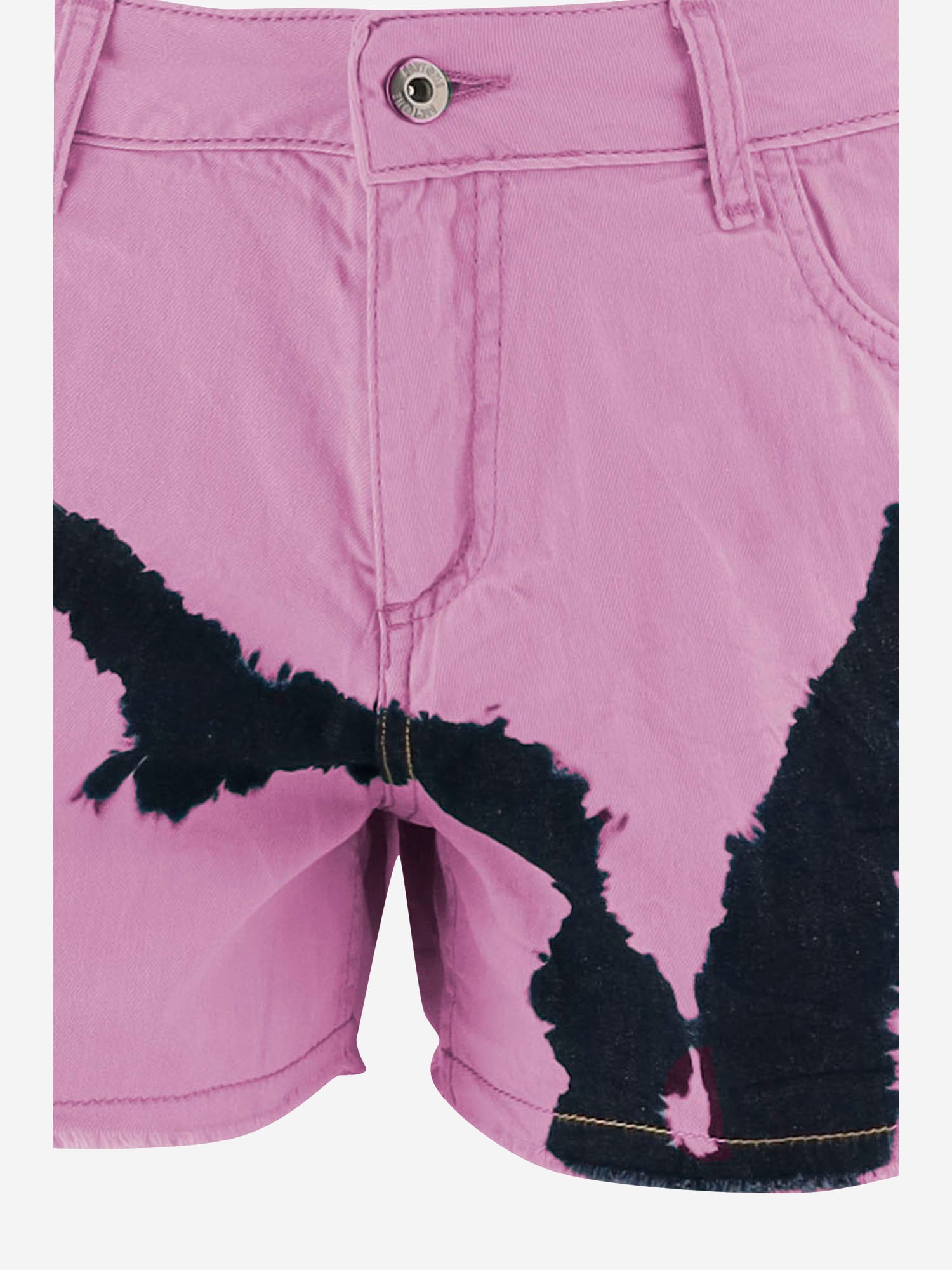PANTALONI CORTI IN COTONE CON MOTIVO TIE-DYE DAM26TU4 PINK DONT @ ME 