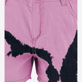 PANTALONI CORTI IN COTONE CON MOTIVO TIE-DYE DAM26TU4 PINK DONT @ ME 