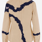 CAMICIA IN COTONE CON MOTIVO TIE-DYE DAM26TU5 BEIGE DONT @ ME 