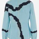 CAMICIA IN COTONE CON MOTIVO TIE-DYE DAM26TU5 BLUE DONT @ ME 