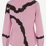 CAMICIA IN COTONE CON MOTIVO TIE-DYE DAM26TU5 PINK DONT @ ME 
