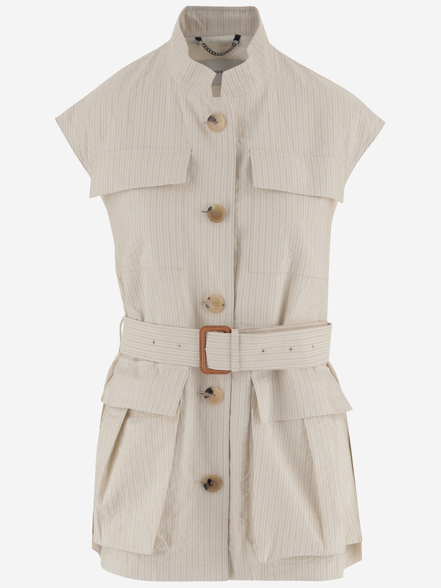GIACCA SMANICATA IN MISTO COTONE A RIGHE 010557 3360005 DRIES VAN NOTEN 