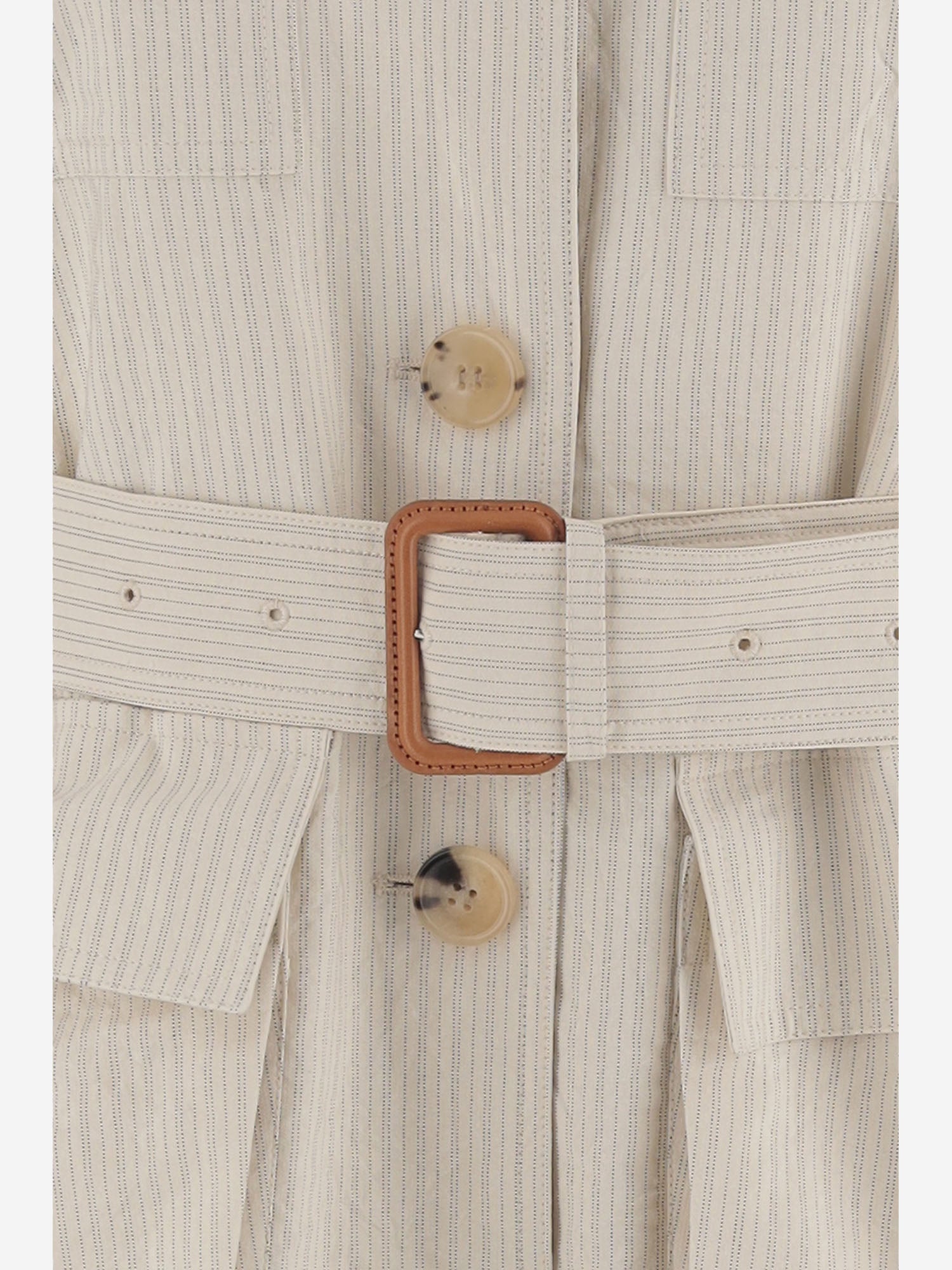 GIACCA SMANICATA IN MISTO COTONE A RIGHE 010557 3360005 DRIES VAN NOTEN 