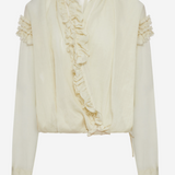 CAMICIA IN RAMIA CON ROUCHES 010745 3112006 DRIES VAN NOTEN 