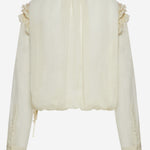 CAMICIA IN RAMIA CON ROUCHES 010745 3112006 DRIES VAN NOTEN 