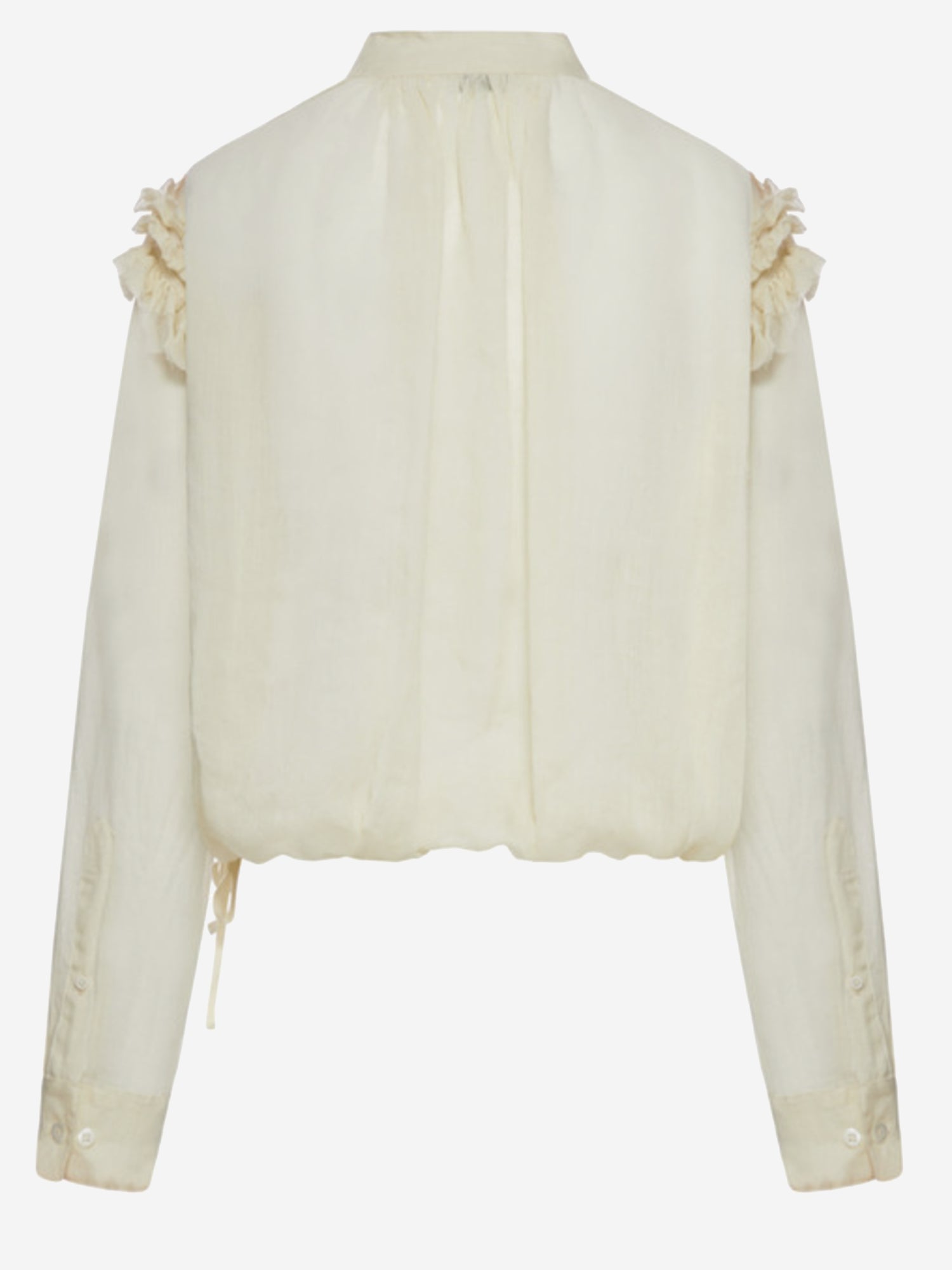 CAMICIA IN RAMIA CON ROUCHES 010745 3112006 DRIES VAN NOTEN 
