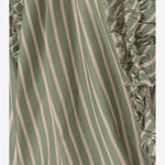 CAMICIA IN CUPRO A RIGHE CON VOLANT 010745 3274604 DRIES VAN NOTEN 