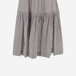 GONNA IN COTONE E SETA A RIGHE 010897 3132703 DRIES VAN NOTEN 