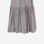 GONNA IN COTONE E SETA A RIGHE 010897 3132703 DRIES VAN NOTEN 