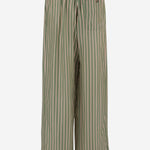 PANTALONI IN CUPRO A RIGHE 010909 3274604 DRIES VAN NOTEN 