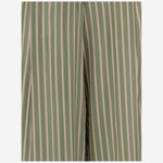 PANTALONI IN CUPRO A RIGHE 010909 3274604 DRIES VAN NOTEN 