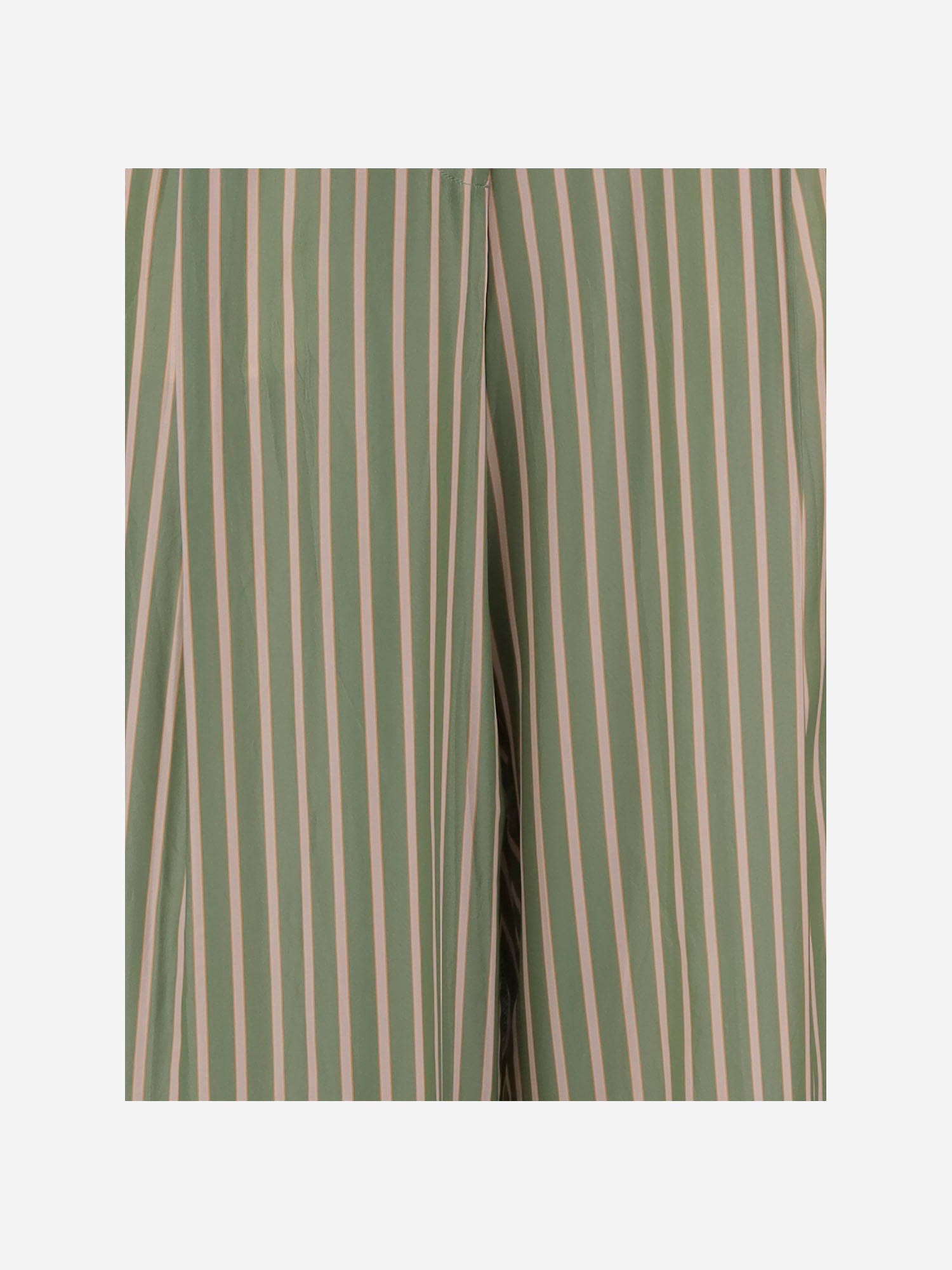 PANTALONI IN CUPRO A RIGHE 010909 3274604 DRIES VAN NOTEN 
