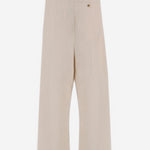 PANTALONI A RIGHE IN MISTO COTONE 010909 3360005 DRIES VAN NOTEN 
