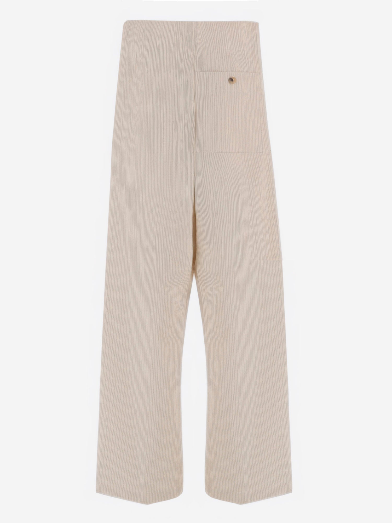 PANTALONI A RIGHE IN MISTO COTONE 010909 3360005 DRIES VAN NOTEN 