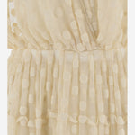 ABITO IN MISTO COTONE CON FANTASIA POIS E GONNA A BALZE 011007 3291005 DRIES VAN NOTEN 