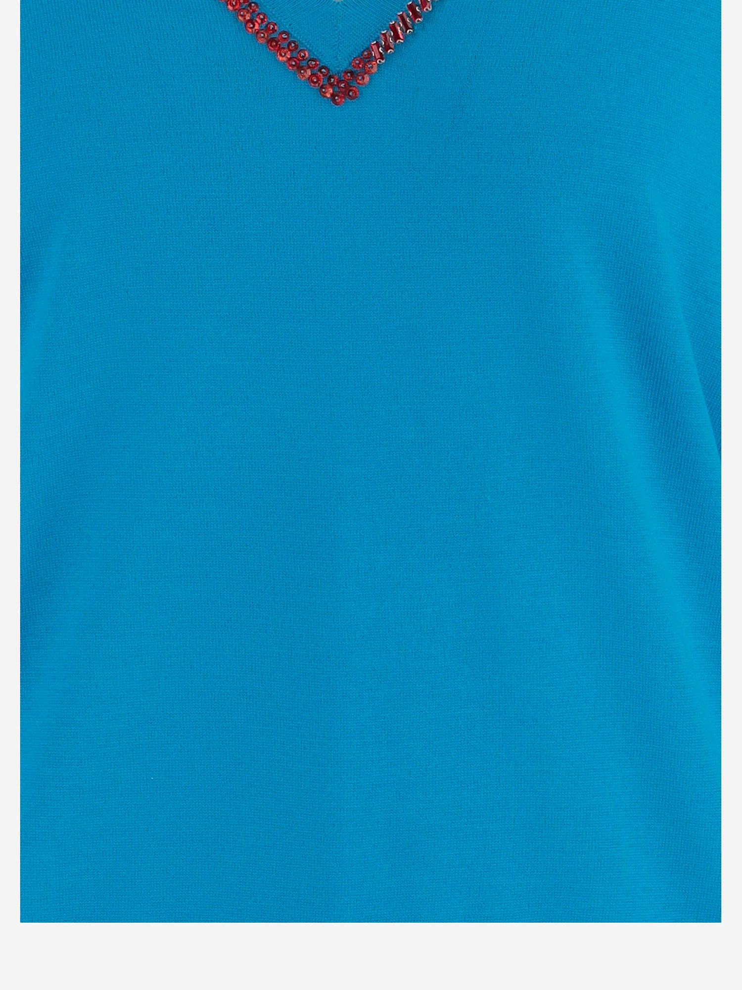 MAGLIA IN LANA CON DECORAZIONE SULLO SCOLLO 011204 3700503 DRIES VAN NOTEN 