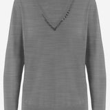 MAGLIA IN LANA CON DECORAZIONE SULLO SCOLLO 011204 3700802 DRIES VAN NOTEN 