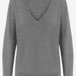 MAGLIA IN LANA CON DECORAZIONE SULLO SCOLLO 011204 3700802 DRIES VAN NOTEN 