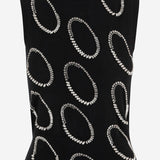 TOP IN LANA CON MOTIVO APPLICATO 011207 3700900 DRIES VAN NOTEN 