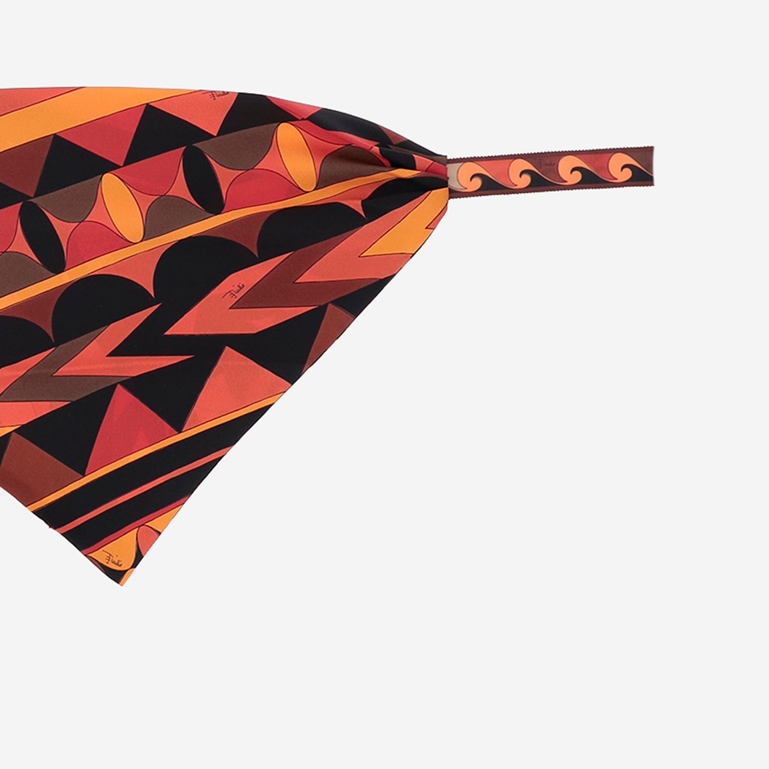 BANDANA IN SETA CON STAMPA MANUBA 6HGF206H771 041 EMILIO PUCCI 