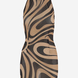 ABITO IN STAMPA MARMO CON VOLANT 6HJG306H760 007 EMILIO PUCCI 