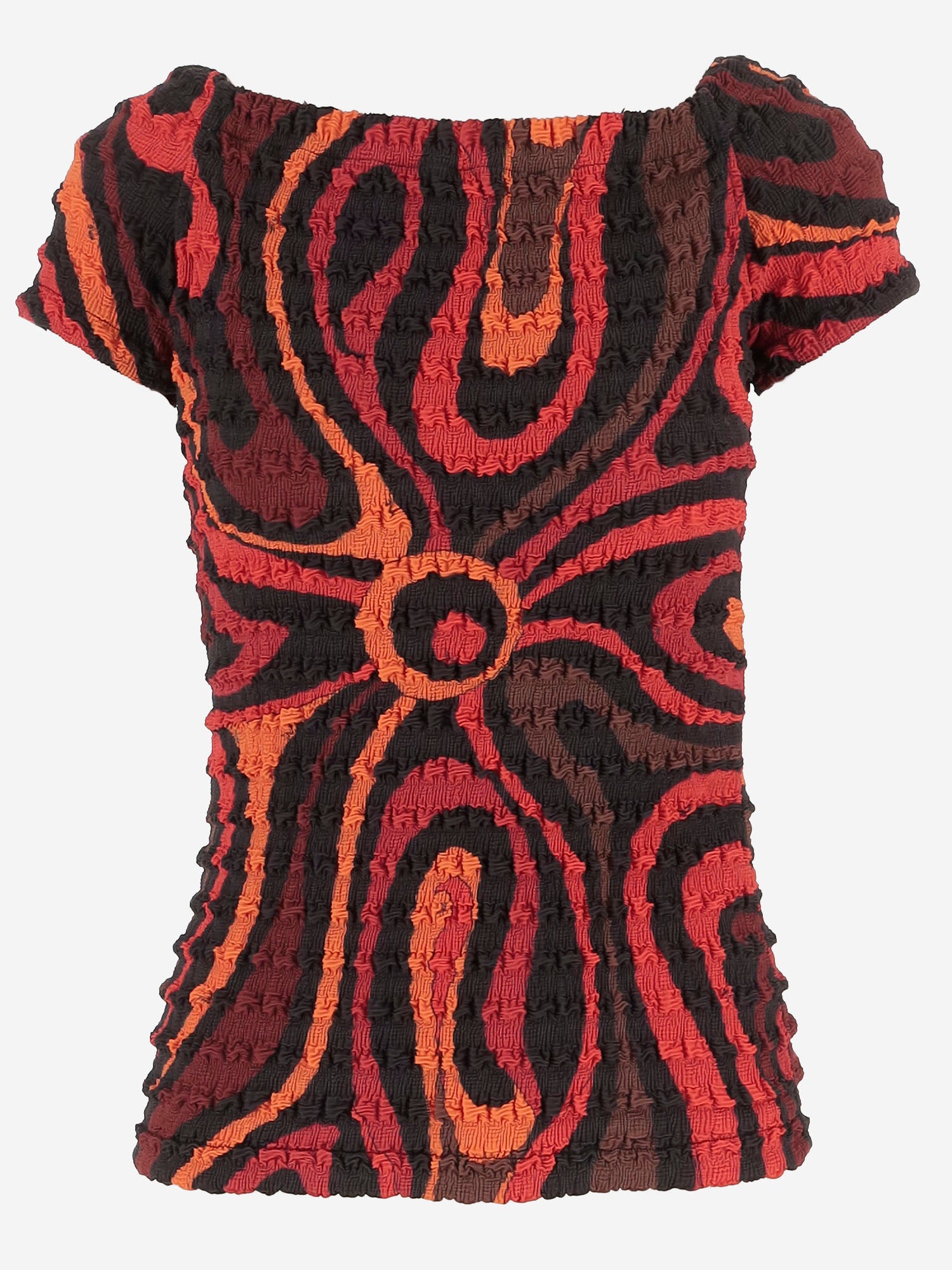 TOP IN NYLON CON LAVORAZIONE INCRESPATA 6HJM416H768 002 EMILIO PUCCI 