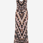 Abito lungo in seta 6HRI276H773 039 EMILIO PUCCI 