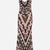 Abito lungo in seta 6HRI276H773 039 EMILIO PUCCI 